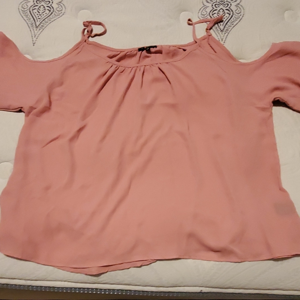 Open shoulder blouse